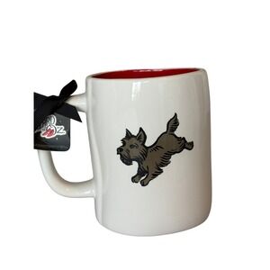 Rae Dunn Wizard of Oz Toto Coffee Mug Red Interior Ceramic Dog Cup New